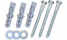 Bike Rack Surface Mount Hardware Kit (4)