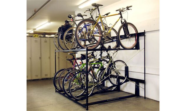 dual bike rack garage